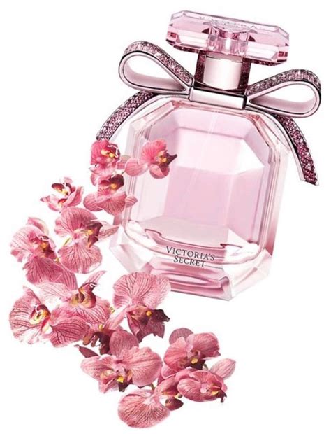 pink perfume with diamond top